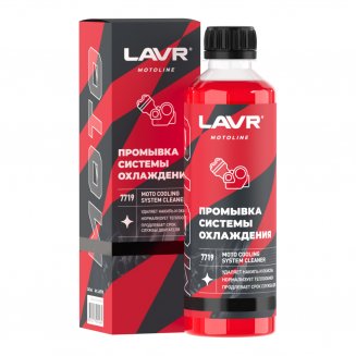 LAVR 7719 МОТО Промывка системы охлаждения 345мл