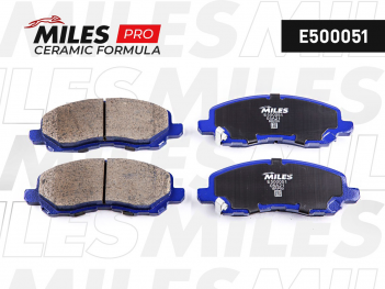 MILES E500051 Колодки тормозные передние (PN3469)