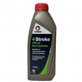 COMMA 4 STROKE 10W-40 Semy Sinthetic 1л Масло моторное