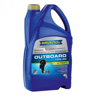 RAVENOL Outboardoil 4T 10W-40 4л Масло моторное