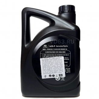 HYUNDAI/KIA PREMIUM LF Gasoline 5W-20 4л Масло моторное 05100-00451