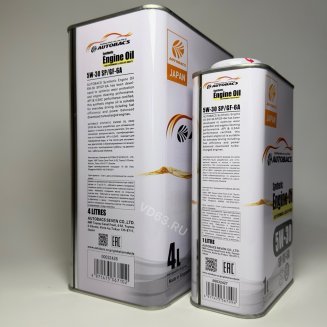 AUTOBACS ENGINE OIL SYNTHETIC 5W30 SP/GF-6A 4+1л Масло моторное