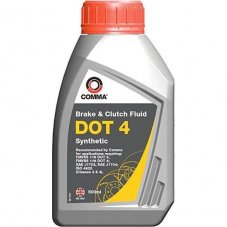 COMMA DOT 4 Brake & Clutch Fluid 500мл Тормозная жидкость