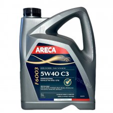 ARECA F6003 5W-40 ACEA C3 API SN 5л Масло моторное