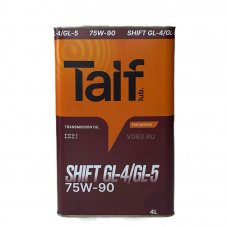 TAIF SHIFT 75W-90 GL-4/GL-5 4л Трансмиссионное масло