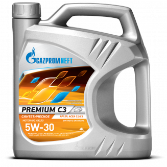 Gazpromneft Premium C3 5W-30 API SP ACEA C2/C3 4л Масло моторное