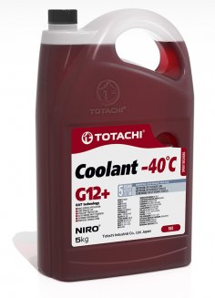 Totachi Niro Coolant G12+ Red -40C 5кг Охлаждающая жидкость