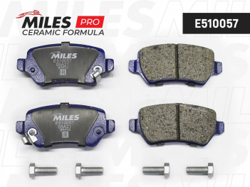 MILES E510057 Колодки тормозные задние (PN0329)