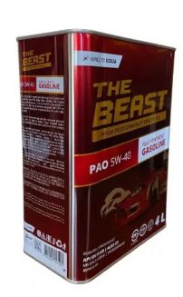 THE BEAST PAO 5W-40 ACEA C3 A3/B4 API SN/CF 4л Масло моторное E0102L04U1