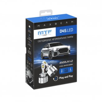 MTF Light MaxBeam D4S 42V 35W 6000K 4500lm MBD4S6 Светодиодные автомобильные лампы