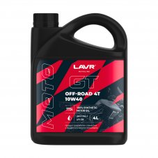 LAVR 7724 GT OFF ROAD 10W-40 4T API SM JASO MA-2 4л Масло моторное