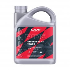 LAVR 7754 MOTO RIDE UNIVERSAL 4T 10W-50 API SM JASO MA-2 4л Масло моторное