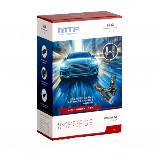 MTF Light IMPRESS H4 21W 6000K 2100lm HT04K6 Светодиодные автомобильные лампы