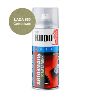 KUDO KU-41650 Эмаль автомобильная металлизированная "Совиньон 650" 520мл