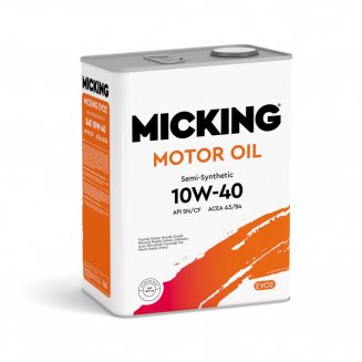 Micking Motor Oil EVO2 10W-40 API SN/CF 4л M2156 Масло моторное