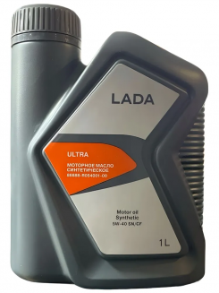 LADA ULTRA 5W-40 API SN/CF 1л Масло моторное 88888R05400100