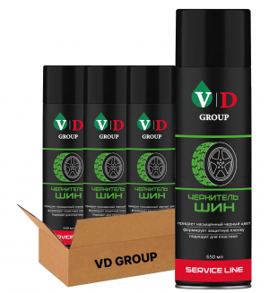 VD GROUP Чернитель шин 650мл VD-0078 (Комплект 3шт)