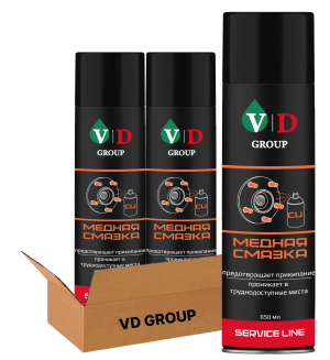 VD GROUP Смазка МЕДНАЯ 650мл VD-0058 (Комплект 2шт)