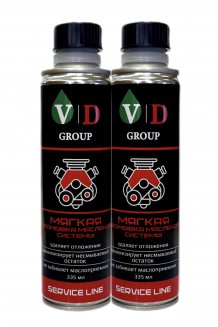VD GROUP Мягкая промывка масляной системы 335мл VD-0027 (Комплект 2шт)