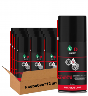 VD GROUP Силиконовая смазка 210мл VD-0045 (Комплект 12шт)