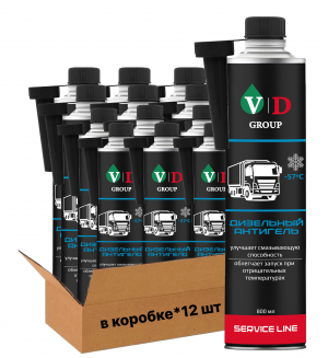 VD GROUP Дизельный Антигель 800мл VD-0092 (Комплект 12шт)