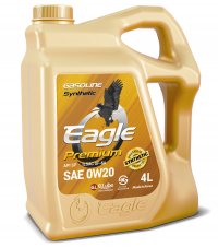EAGLE PREMIUM Gasoline 0W20 API SP 100% Synthetic 4л Масло моторное EKO00000243