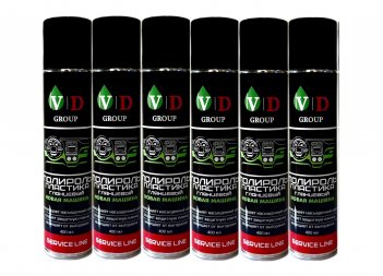 VD GROUP Полироль пластика глянцевый "Новая машина" 400мл VD-0087 (Комплект 6шт)