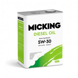 Micking Diesel Oil PRO2 5W-30 API CI-4/SL M1195 4л Масло моторное