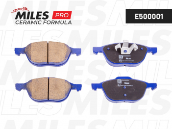 MILES E500001 Колодки передние Ceramic (PN0365)
