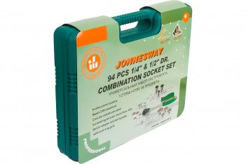 JONNESWAY Набор инструмента 94 предмета 1/4", 1/2"DR S04H52494S 047400