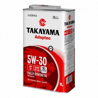TAKAYAMA ADAPTEC SAE 5W-30 ILSAC GF-6A API SP 1л (Метал) Масло моторное