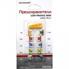 LOW-PROFLINE 106206 Предохранители MINI 10шт