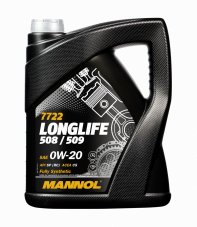 MANNOL 7722 O.E.M VW Longlife 508/509 0w-20 API SP (RC) C5 5л Масло моторное