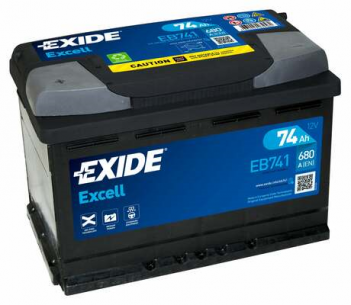 EXIDE EB741 Аккумулятор EXCELL 74Ah 680A ETN0 п.п.