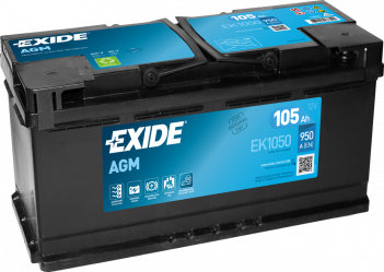 EXIDE EK1050 AGM Аккумулятор 105Ah 950A ETN0 о.п.