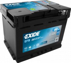 EXIDE EL600 Аккумулятор EFB 60Ah 540A о.п.