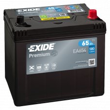EXIDE EA654 Аккумулятор Premium 65Ah 580A ETN0 о.п.