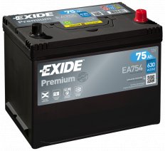 EXIDE EA754 Аккумулятор Premium 75Ah 630A ETN0 о.п.