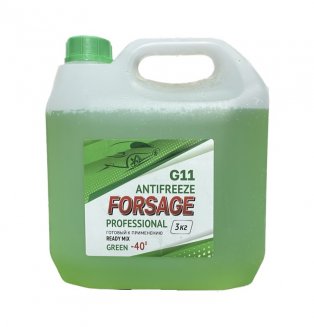 Антифриз FORSAGE GREEN G11+ 3л