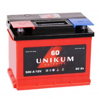 UNIKUM Аккумуляторная батарея 60Ah евро