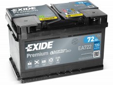 EXIDE EA722 Аккумулятор Premium 72Ah 720A ETN0 о.п.
