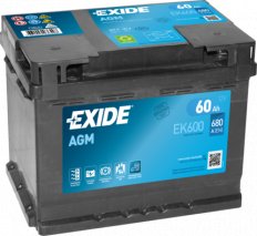 EXIDE EK600 AGM Аккумулятор 60Ah 680A ETN0 о.п.