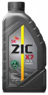 ZIC X7 5w30 1л Масло моторное