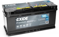 EXIDE EA1000 Аккумулятор Premium 100Ah 900A ETN0 о.п.
