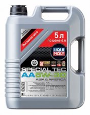 АКЦИЯ!!! LIQUI MOLY 39043 HC синт Special Tec AA 5W30 5л SP GF-6A