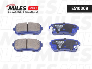 MILES E510009 Колодки тормозные задние CERAMIC (PN 0436)