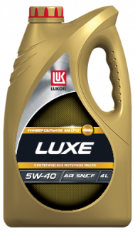 LUKOIL LUXE SYNTHETIC 5W-40 4л Масло моторное