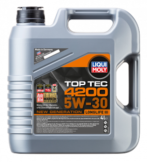 LIQUI MOLY 3715 5w30 Top Tec 4200 4л Масло моторное