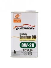 AUTOBACS ENGINE OIL SYNTHETIC 0W20 SP/GF-6A 1л Масло моторное