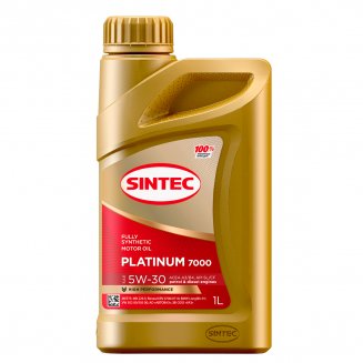 SINTEC PLATINUM 7000 5W-30 A3/B4 SL/CF 1л Масло моторное